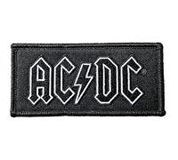 Ac - AC/DC Logo Iron On Patch (One Size) (Black/White)