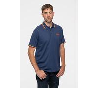 Ac - AC/DC Navy Blue Short-Sleeved Logo Polo Shirt, Size M