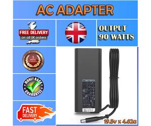 AC Adapter Power Charger PSU Original Dell WK890 New 19.5V 4.62A 7.4mm X 5.0mm