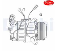 AC AIR COMPRESSOR CS20482 DELPHI I