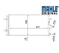 AC AIR CONDENSER AC 102 000S MAHLE I