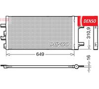 AC AIR CONDENSER DCN05104 DENSO I