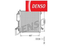 AC AIR CONDENSER DCN45001 DENSO I