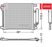 AC AIR CONDENSER DCN46025 DENSO I