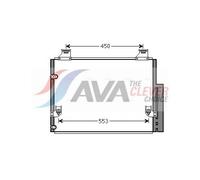 AVA Aircon Condenser TO5563D for TOYOTA HILUX MK VII (2005) HILUX 2.5 D4D etc