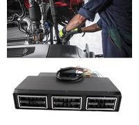 AC Air Conditioning Evaporator Assembly, Universal Under Dash AC Evaporator, High Performance 3 Speed Heater and Cooler Kit for Vehicles (12V 9.8A)