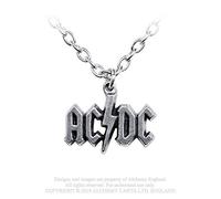 Ac - Alchemy Rocks AC/DC: Lightning Logo- Pewter Pendant