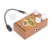 AC Analog Pedal, Electric Guitar Effect Pedal, 3 Modes Sound Selector with Piezo, Standard and Mega Modes, Aluminum y, Compact for Exal Performances,