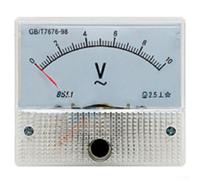 AC Analog Voltmeter, 85L1-V 5V-600V Panel Meter Pointer Type Digital for DIAL High Sensitive ABS Shell Industrial Mining Use(AC50V)