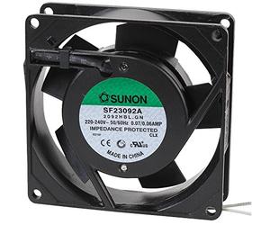 AC AXIAL Flow Fan, 92X92X25MM,230V | AXIAL AC Fans, 1 X Qty - SF23092A/2092HBL.GN