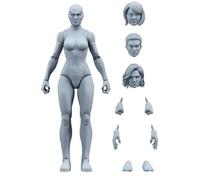 [AC] BFS BOSS FRIGHT 1/12 Female Body EPIC HACKS Super Action Figure Body Gray