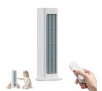 ac - Bladeless Desk Fan, Remote Control Portable Rechargeable Cooling Fan with 3 Speeds Oscillation 60 Degree Silent Table Fan for Bedroom Office Wall Mounted Vertical Air Circulator
