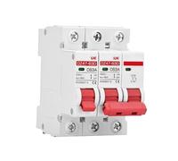 AC Circuit Breakers 1P 2P 3P 4Poles 6A/10A/16A/20A/32A/40A/50A/63A/100A/125A MCB Home Electric Power Protector Main Switch(3P,10A)