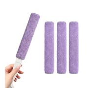 Ac Cleaning Brush - Microfiber Crevice Duster Sticks, Condenser Coil Radiator Washer, Long Reach Flexible Device | Air Conditioner Airflow Restoration, Home Fridge Vent Duct Grease Oil Cleaner Supply