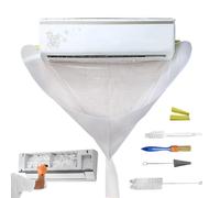 Ac Cleaning Kit | 1 Set Split Ac Cleaning Kit - Air Conditioner Cover Waterproof Bag, Wall Mounted Dust Washing Protector for Home