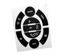 AC Climate Control Button Repair Decal Sticker for For 308 3008 5008 Dashboard Push Button Restoration