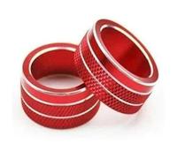 AC Climate Control Knob Ring Button Cover For Corolla 2019 2020 2021 Air Conditioning Switches(RED)