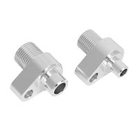AC Compressor Adapter Fittings 8AN 10AN for Denso 10S17F 10S20F Compressors, 451-1105 LS Swap Fittings Perfect Replacement Parts