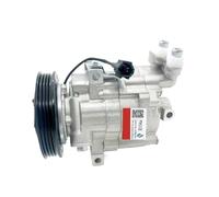 Ac Compressor，Compatible For Nissan MARCH III MICRA K12 16V NOTE E11 1.4 1.6 92600AX80A 92600AX80B 92600AX800 92600AX84B DKV08(4pk-4 grooves pulley)