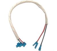 AC Compressor Connecting Wire Pure Copper Core 44cm White Harness Flame Retardant Design for Midea for haier Portable Units(2-3HP)