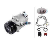 AC Compressor HELLA Fits VAUXHALL Astra Cc Mk V Sport Astravan 04-14 6854058