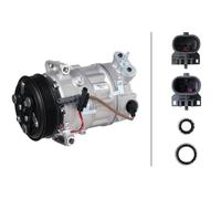 AC Compressor HELLA Fits VAUXHALL Insignia Mk I 08-17 1618416