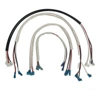 AC Compressor Saver Connector Pure Copper Wiring Harness 44cm White Cord for Midea for haier Air Conditioning System Maintenance(1-1.5HP)