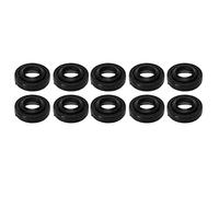 AC Compressor Shaft Seal Kit, 10Pcs Rubber AC Compressor Oil Seals Set Air Conditioning Compressor Shaft Seal Kit Easy Installation for V5 AC Compressors