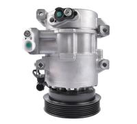 AC Compressor with Clutch Compatible with Accent 2012-2017 Models L4 1 6L Engine DV13 Style Replacement Part AP02