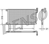 AC Condenser DENSO Fits BMW E46 X3 E83 98-11 64538377648