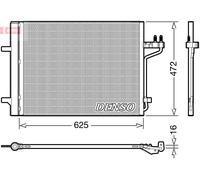 AC Condenser DENSO Fits FORD Kuga II Transit Connect 13-19 1785765