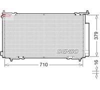 AC Condenser DENSO Fits HONDA Cr-V II 01-07 80101SCAA01