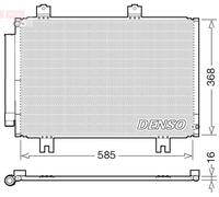 AC Condenser DENSO Fits HONDA Jazz IV 15- 80100T5A003