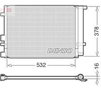 AC Condenser DENSO Fits HYUNDAI I20 08-15 976061J000