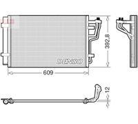 AC Condenser DENSO Fits HYUNDAI I30 KIA Ceed Sw Pro 06-13 976062H000