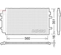 AC Condenser DENSO Fits IVECO Daily VI 11-16 5801255825