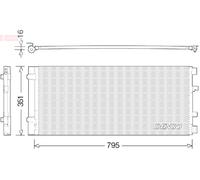 AC Condenser DENSO Fits OPEL Movano B RENAULT Master III 10- 4419449