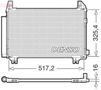 AC Condenser DENSO Fits TOYOTA Auris Yaris 05-12 884600D060