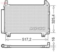 AC Condenser DENSO Fits TOYOTA Yaris VIOS 03-13 884600D050