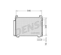 AC Condenser DENSO Fits TOYOTA Yaris VIOS 05-13 8846052110