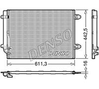 AC Condenser DENSO Fits VW Cc 358 Passat Alltrack B7 357 05-16 3C0820411G