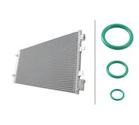 HELLA 8FC 366 221-731 Condenser, air conditioning - Parallel cooling pipes