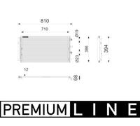 AC Condenser MAHLE Fits FORD Kuga III 19- 2444061
