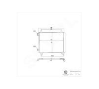 CONDENSER AIR CONDITIONING 86SKV421 FOR PEUGEOT OPEL CORSA/Hatchback/Van 1.2L