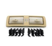 AC Console Vent For Benz For W251 For R Class R300 R320 R350 R400 R500 Car Front Center Dash Middle Air Conditioner AC Vent Grille Outlet Panel(Model A Beige)
