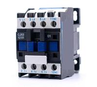AC contactor 220V 25A electromagnetic contactor motor HVAC control three-phase electrical switch People's Electrical CJX2(CJX2-1201,24V)