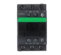 AC Contactor 380V 12A LC1D12 Industrial High Voltage Contactor with Normally Open Normally Closed Silver Alloy Contacts and Copper Coil for Electrical Load Control Applications (AC380V Coil Voltage)