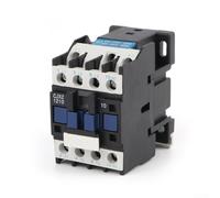 AC Contactor, CJX2-1210 220V 12A 3P Household Contactor with DIN Rail Mounting, for Single-Phase Motors and Industrial Equipment Control