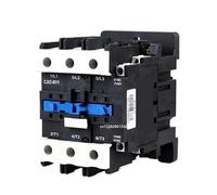 AC Contactor, CJX2-8011 80A LC1D AC Contactor NO NC 3-Phase DIN Rail Mount Electric Power(24V)