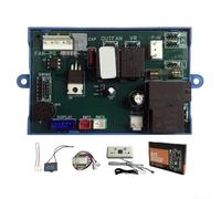 AC Control Panel Replacement for QD-U08PGC+ Air Conditioner System Board with Buttons - Plastic Metal Climate Control Unit Repair Parts